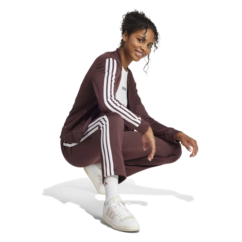 Adidas Ženska komplet trenerka W Ess 3S Ts, JD2683, Bordo