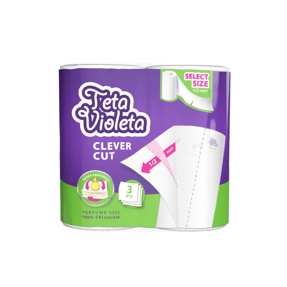 VIOLETA Papirni ubrus Picnic CleverCut  2/1