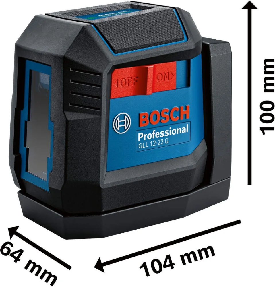 Bosch GLL 12-22 G linijski laser sa zelenim zrakom, Domet 12m 0601065320