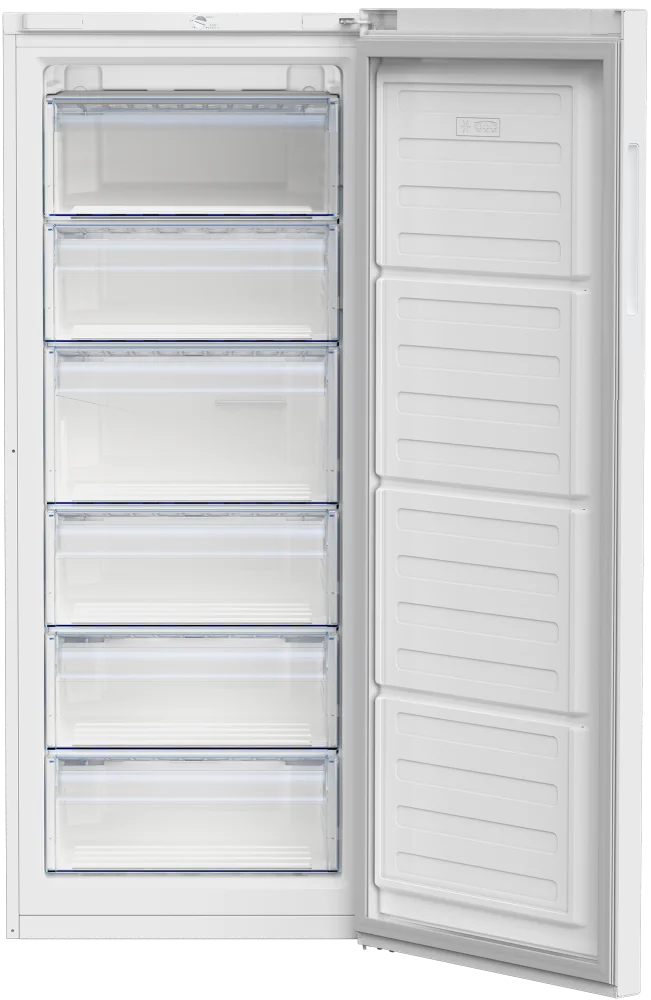 Beko Vertikalni zamrzivač RFSA240M41WN, 215l, 6 Fioka, Statički, Beli