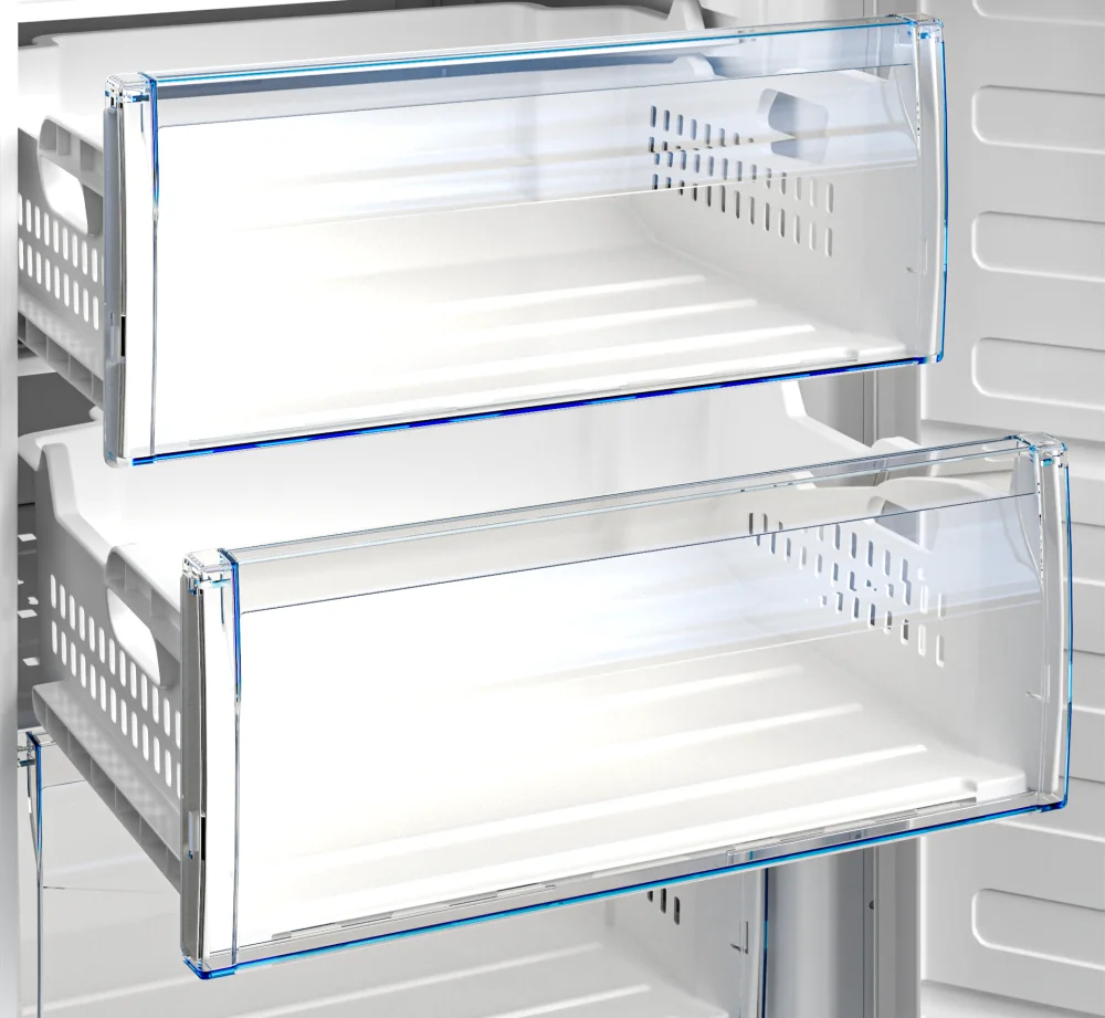 Beko Vertikalni zamrzivač RFSA240M41WN, 215l, 6 Fioka, Statički, Beli