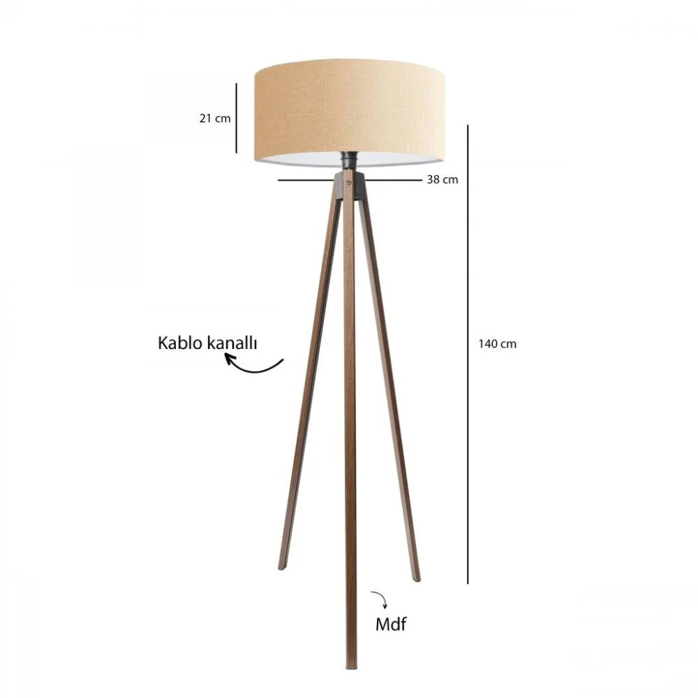 Opviq Podna lampa AYD-3686, Bež