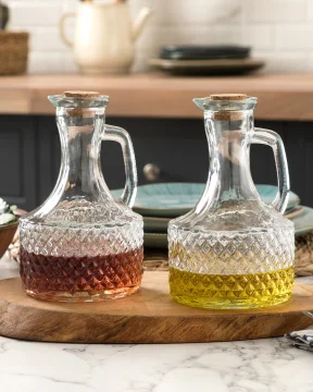 MADAME COCO Olivie Set za vino i sirće, 370ml, 15x8.5x4.1cm