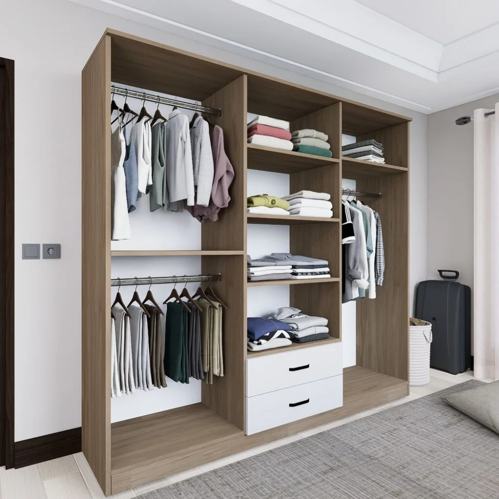 Hanah Home Garderober Yaman 1600-64, 180x190x45 cm, Orah