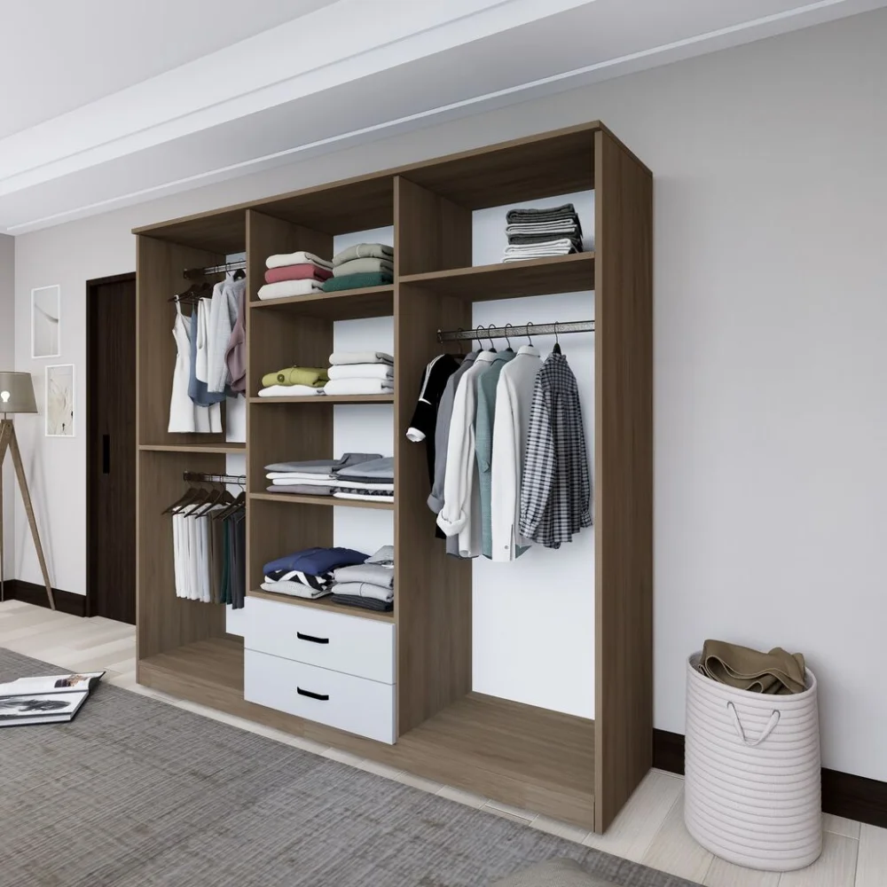 Hanah Home Garderober Yaman 1600-64, 180x190x45 cm, Orah