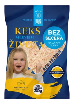 Aleksandrija Bezglutenski keks "života" bez sećera, 300g