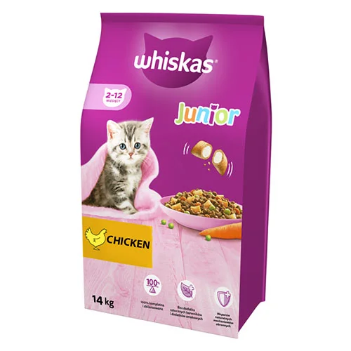 Whiskas Suva hrana za mačiće Cat Kitten, Piletina, 14 kg