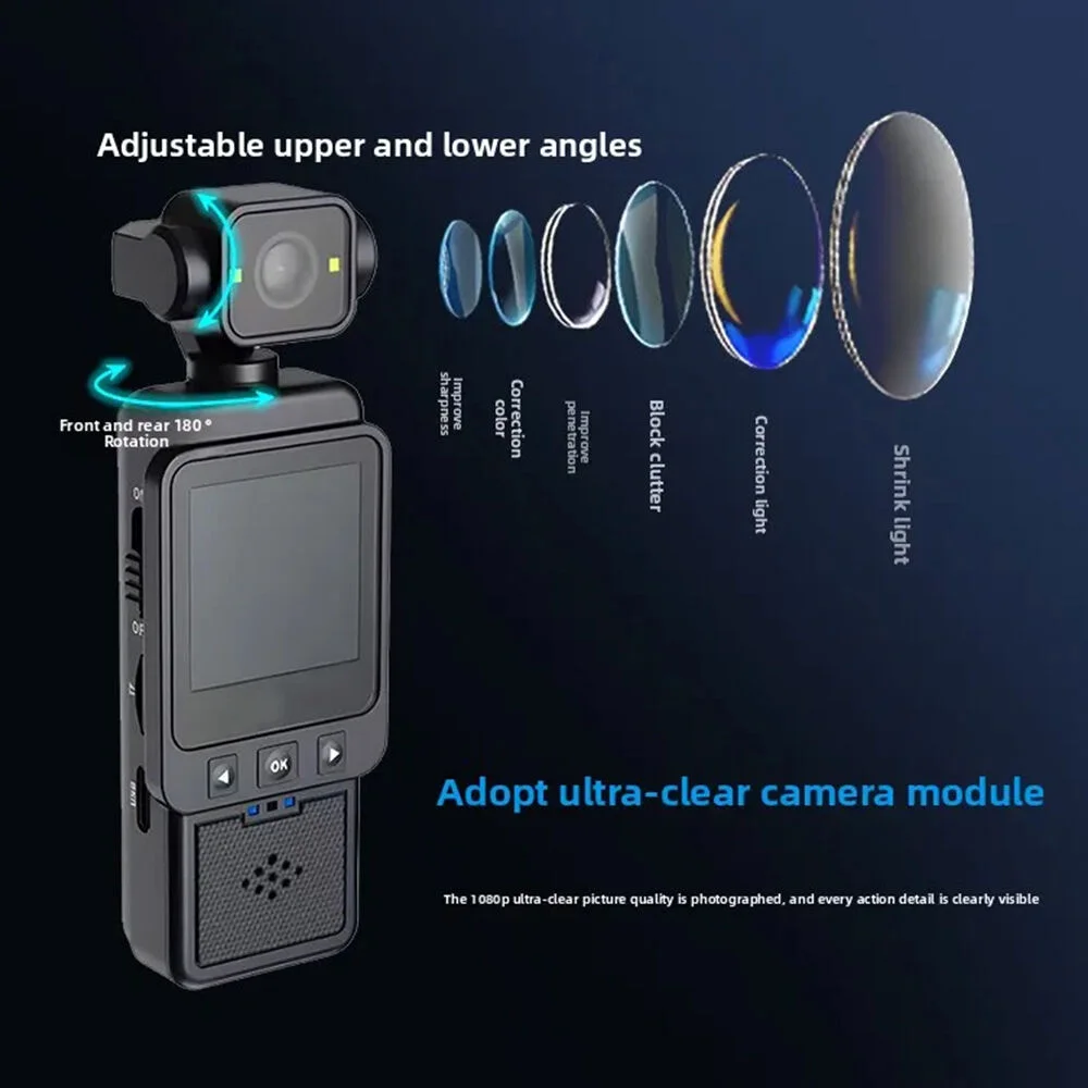 Mini kamera DV01 Handheld 360, Crna