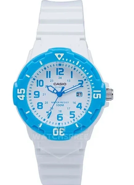 Casio Ženski sat LRW-200H-2B, Kvarcni, Okrugli, 34 mm, Belo-plavi