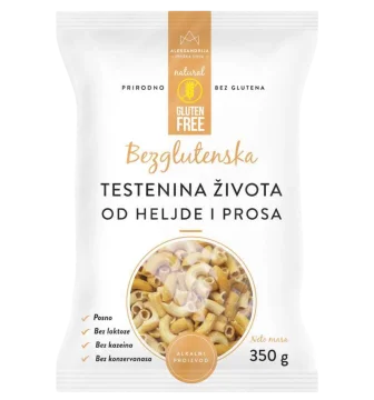 Aleksandrija Bezglutenska testenina od heljde i prosa, 350g