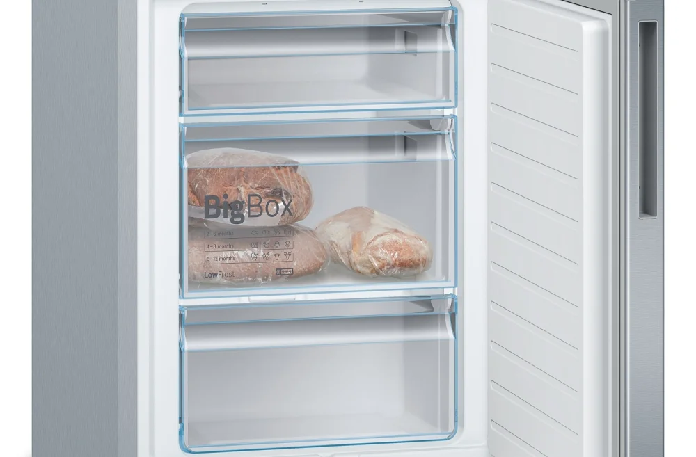Bosch Kombinovani frižider KGE39AICA, 343 l, VitaFresh, Low Frost, Sivi