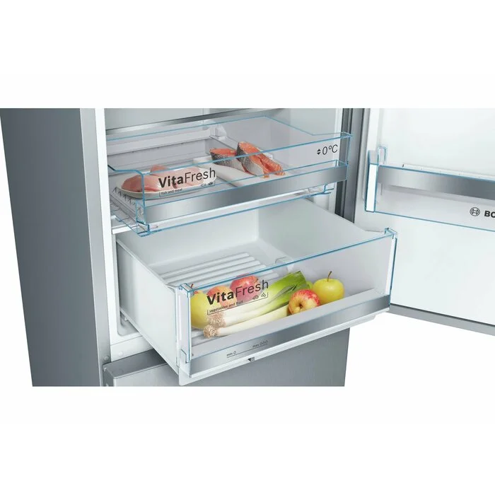 Bosch Kombinovani frižider KGE39AICA, 343 l, VitaFresh, Low Frost, Sivi