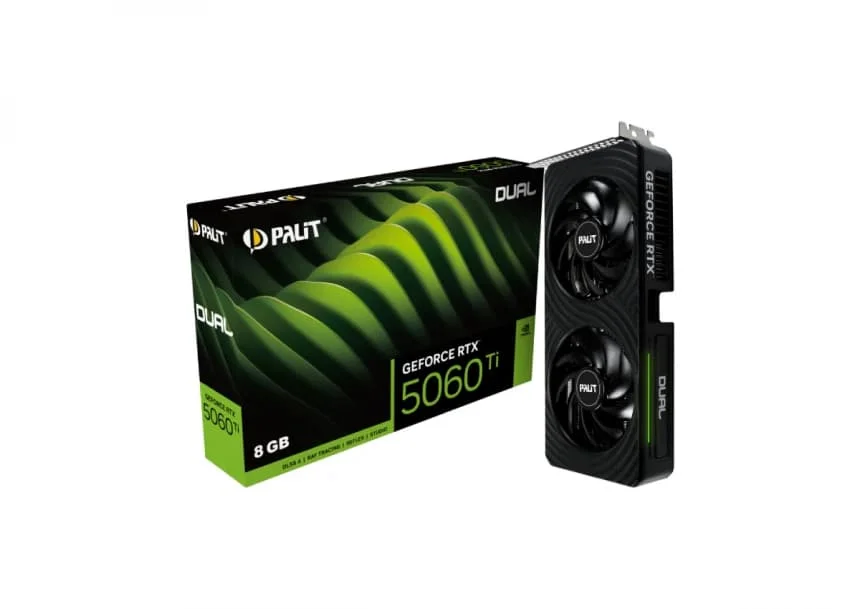 Palit Grafička kartica NVIDIA GeForce RTX 5060 Ti, 8GB, 128bit RTX5060 Ti, Dual