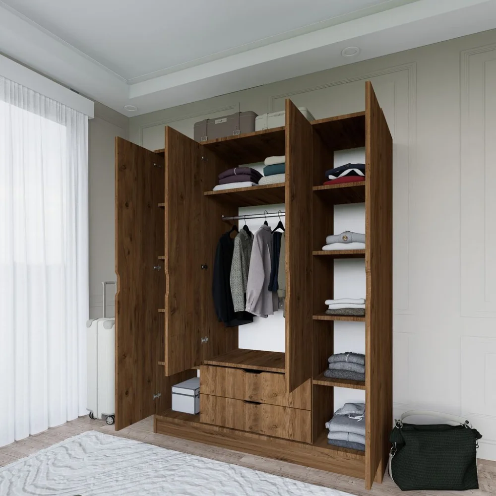 Hanah Home Garderober 1600-140, 140x182x45 cm, Orah