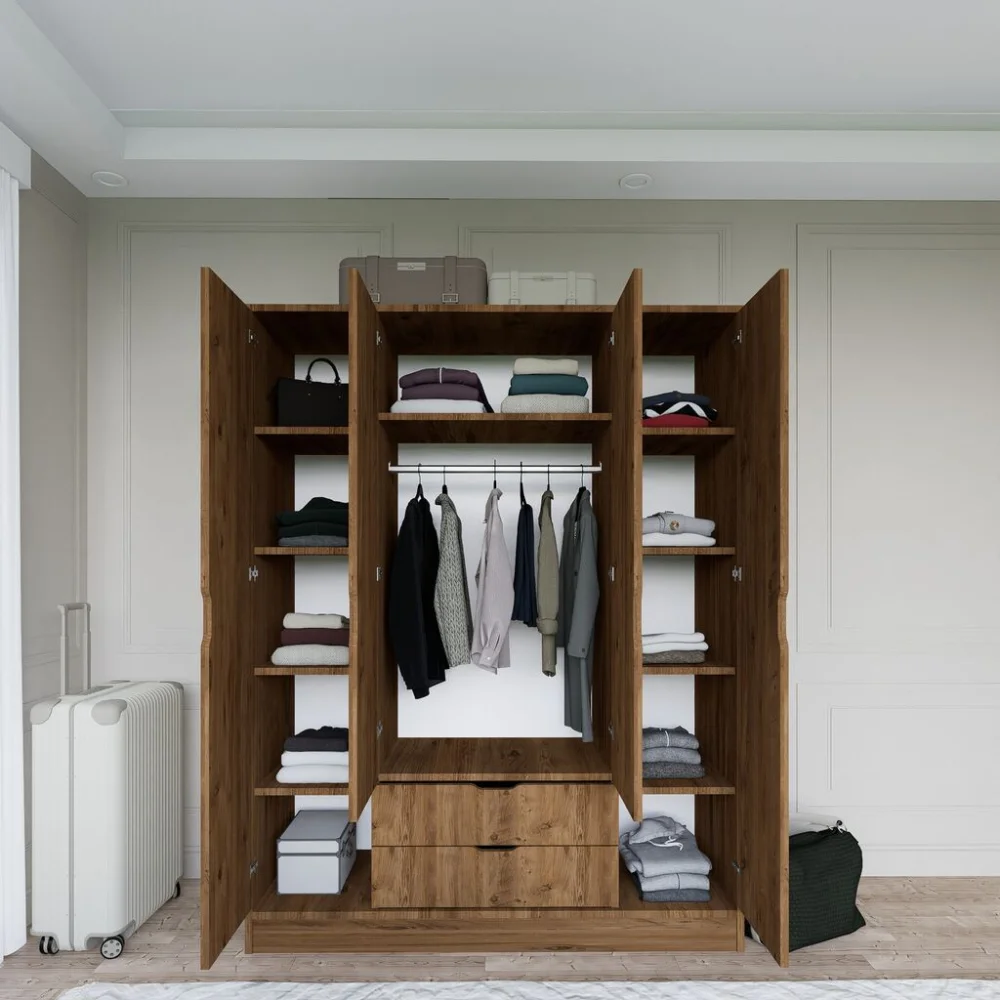 Hanah Home Garderober 1600-140, 140x182x45 cm, Orah