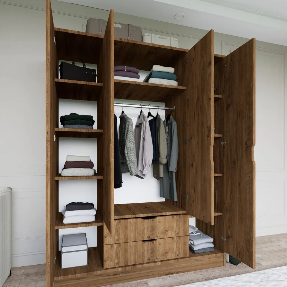 Hanah Home Garderober 1600-140, 140x182x45 cm, Orah