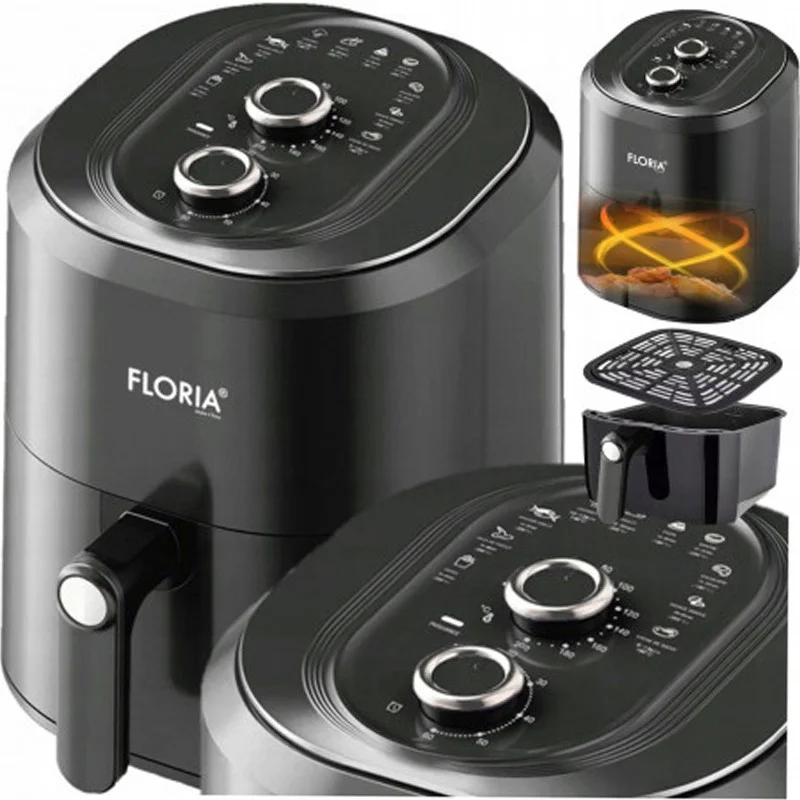 Floria Friteza na vruć vazduh ZLN8009, Timer, XL posuda, 6 l