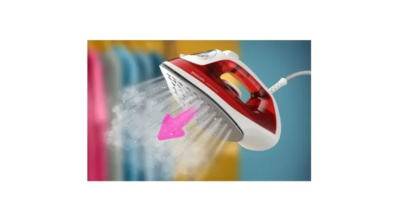 PHILIPS Pegla na paru DST2010/40, 2000 W, Crvena