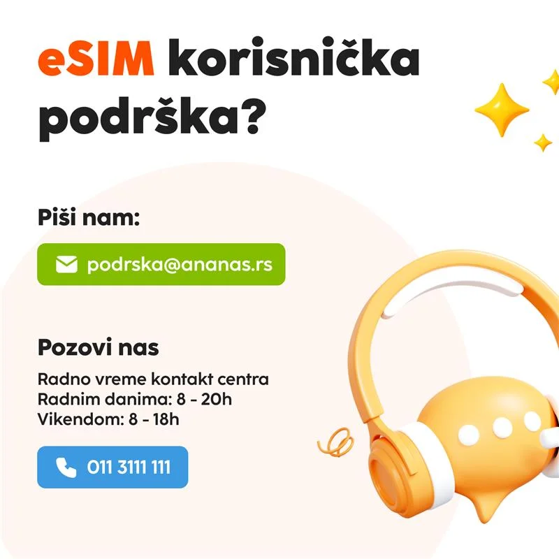 Evropa eSIM kartica - Neograničena količina prepaid mobilnih podataka za 10 dana