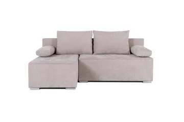 Grantex Line Ugaona garnitura Lena V, Na razvlačenje, 190x130 cm, Bež