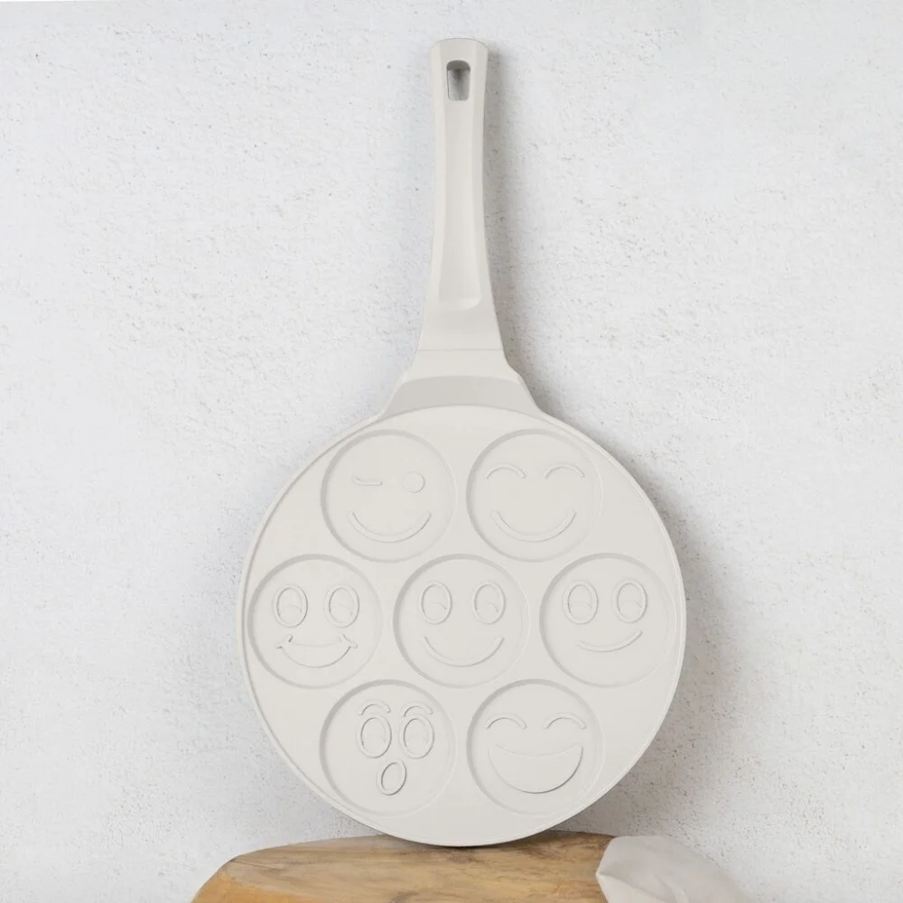 Berlinger Haus Tiganj za palačinke sa 7 emoji otvora Sahara Collection BH-7792, 26 cm, Krem