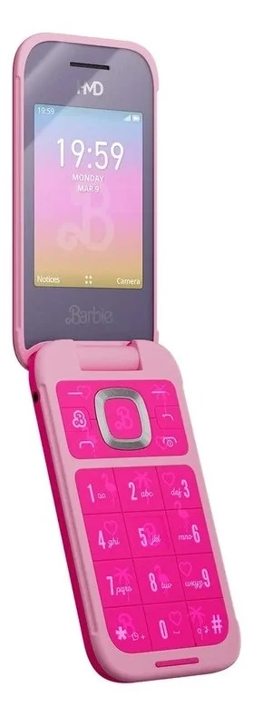 HMD Mobilni telefon Barbie, 64MB, Roze