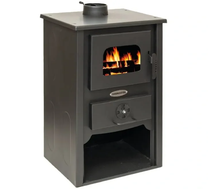 Termosistem Peć Termo Kreka, 7 - 8KW, 46.5x39x76 cm, Crna