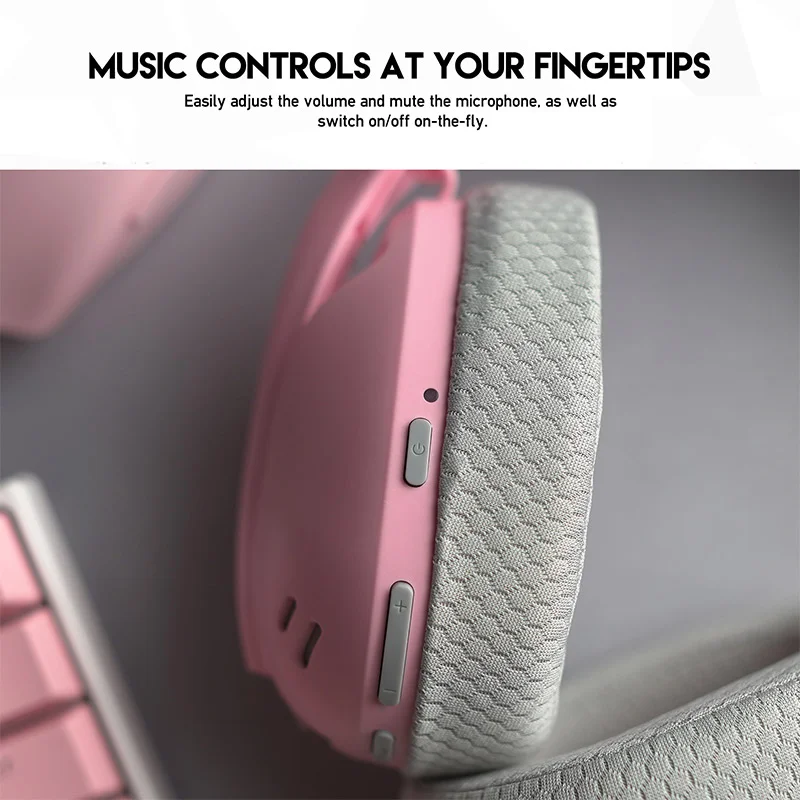 FANTECH WHG01 Tamago Bežične slušalice, 20-20kHz, 400 mAh, Sakura Roze