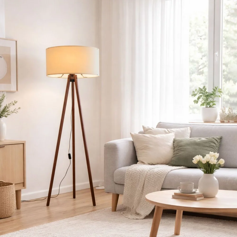 Opviq Podna lampa Ayd 2581, Braon-bež