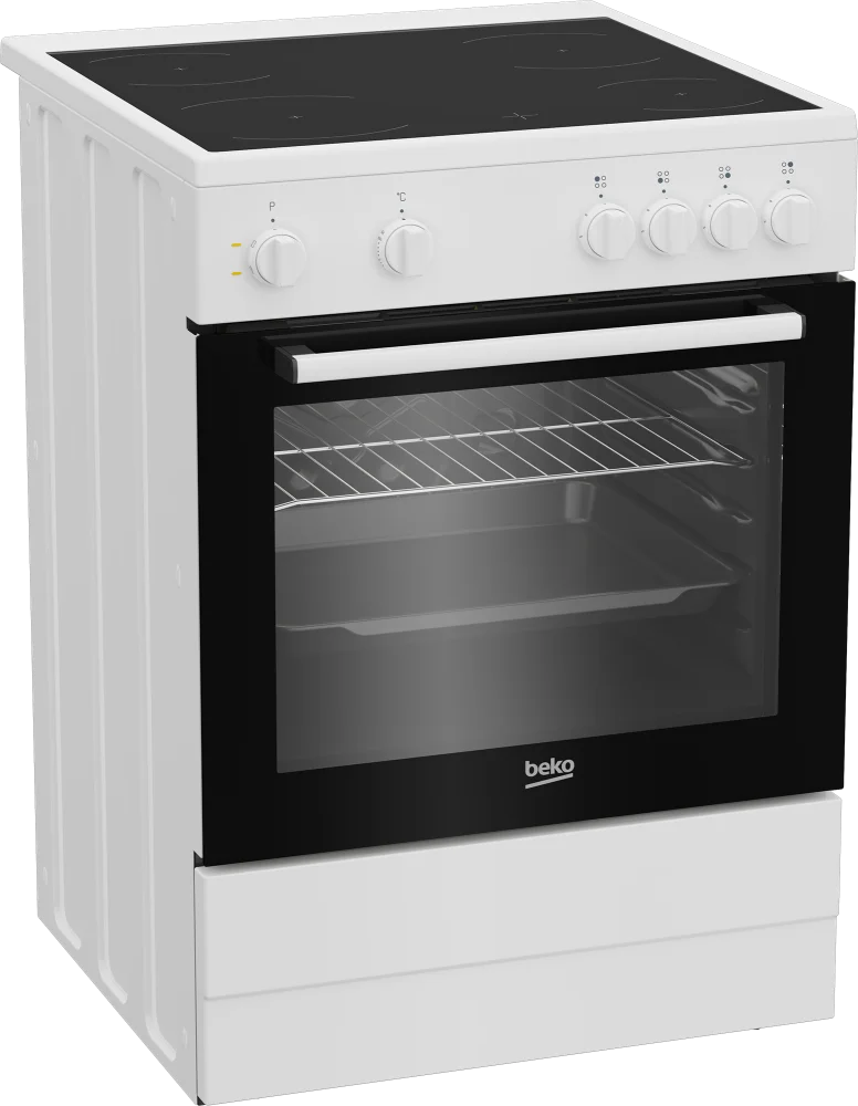 Beko Električni šporet FBS67000WD, 73l, Beli