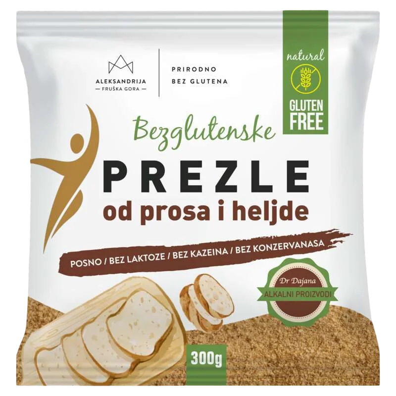 Aleksandrija Bezglutenske prezle od prosa i heljde, 300g