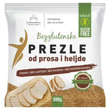 Aleksandrija Bezglutenske prezle od prosa i heljde, 300g