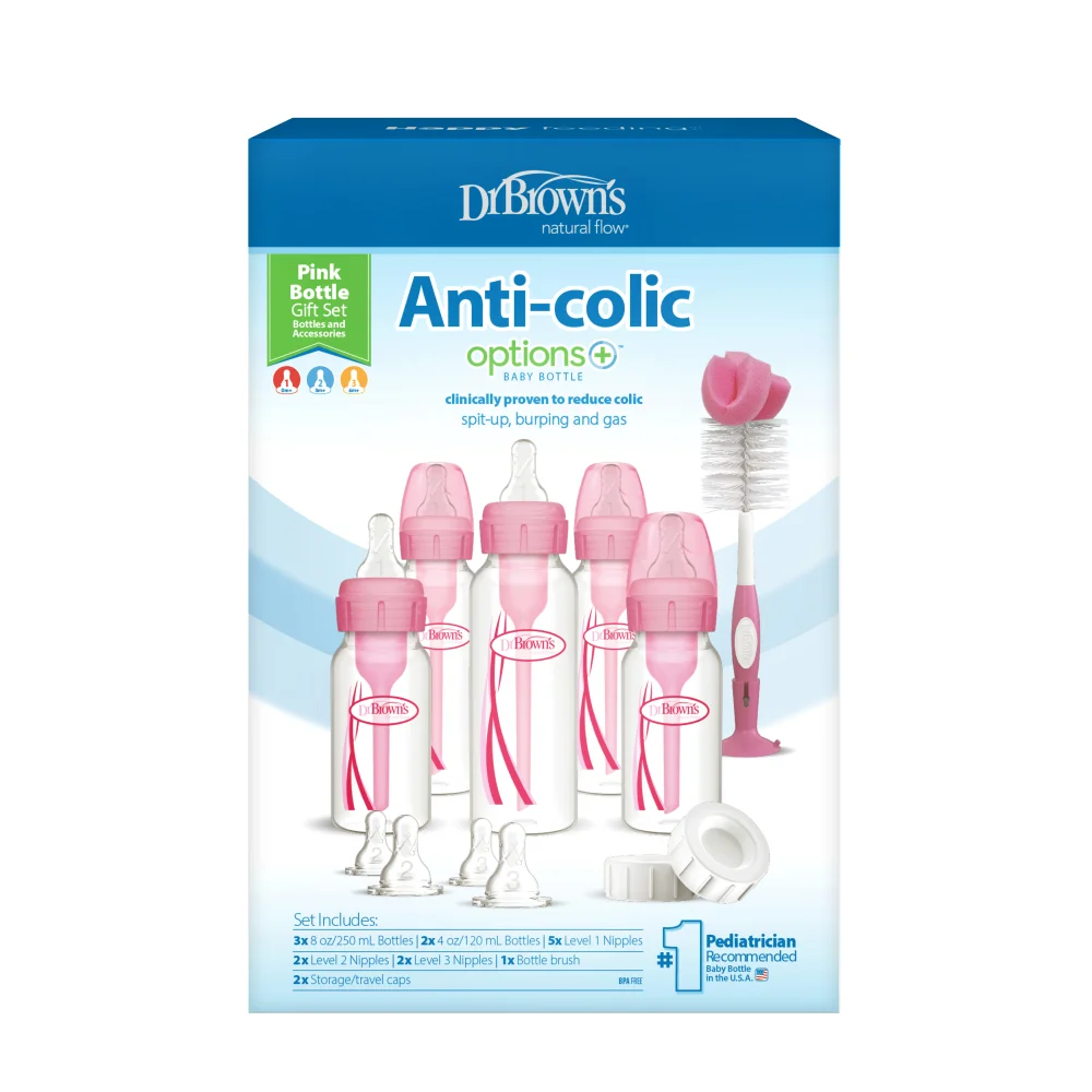 Dr. Brown's Set sa standardnim flašicama Options+, Roze