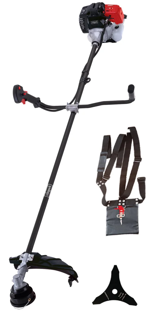 Scheppach Motorni trimer za travu BCGT5200, 1.4kW, 42cm + Vizir, Silk 2.44mmx15m, Nož 255mm
