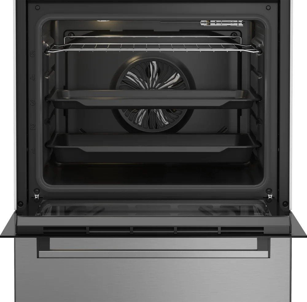 Beko Električni šporet FBE67310GX, 66l, Sivi