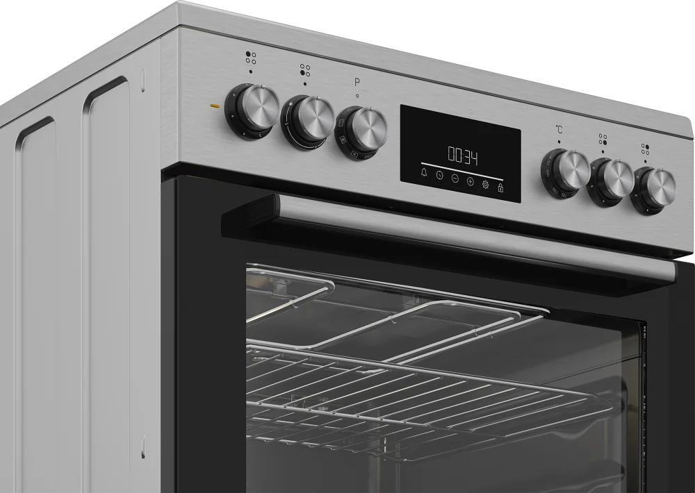 Beko Električni šporet FBE67310GX, 66l, Sivi