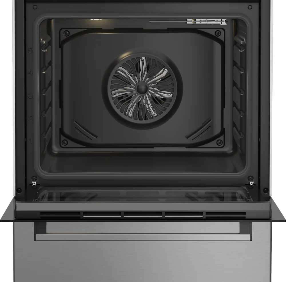 Beko Električni šporet FBE67310GX, 66l, Sivi