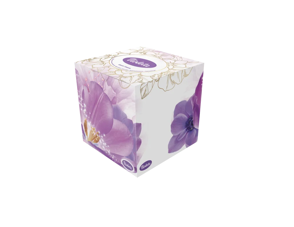 VIOLETA Papirne maramice u kutiji 60/1