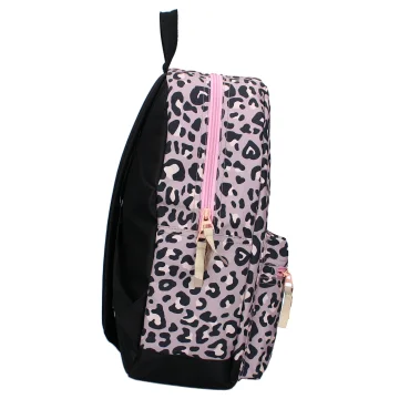 Milky Kiss Ranac za devojčice sa leopard printom, Lila