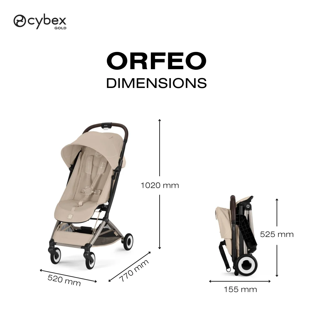 CYBEX Kolica za bebe Orfeo, Bež