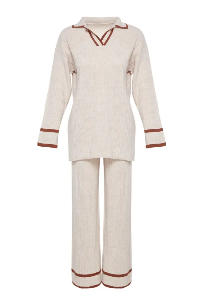 Trendyol Modest Ženski komplet Tctaw25Us00015, Bež