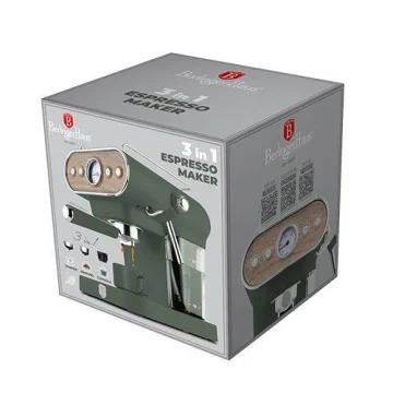 Berlinger Haus Espresso aparat za kafu 3-u-1 Matte Green Collection BH-9857, Zeleni