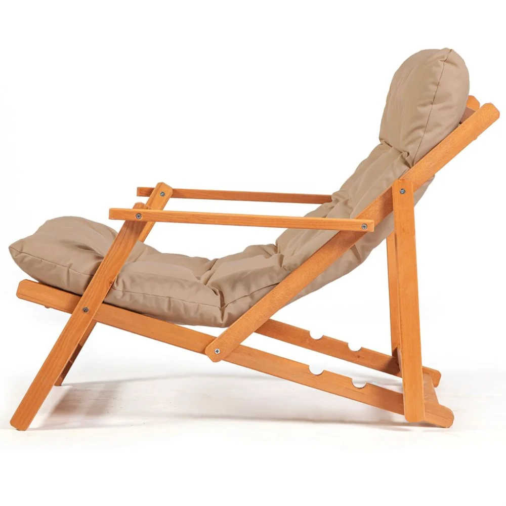 Hanah Home Baštenska stolica 66x110x48cm Braon-Bež