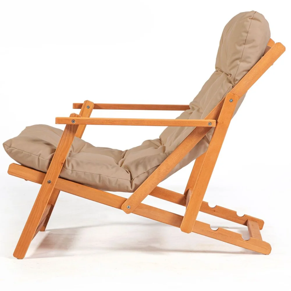 Hanah Home Baštenska stolica 66x110x48cm Braon-Bež