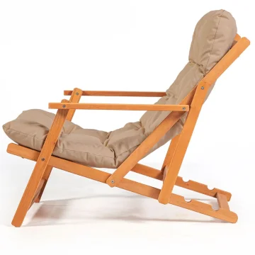 Hanah Home Baštenska stolica 66x110x48cm Braon-Bež
