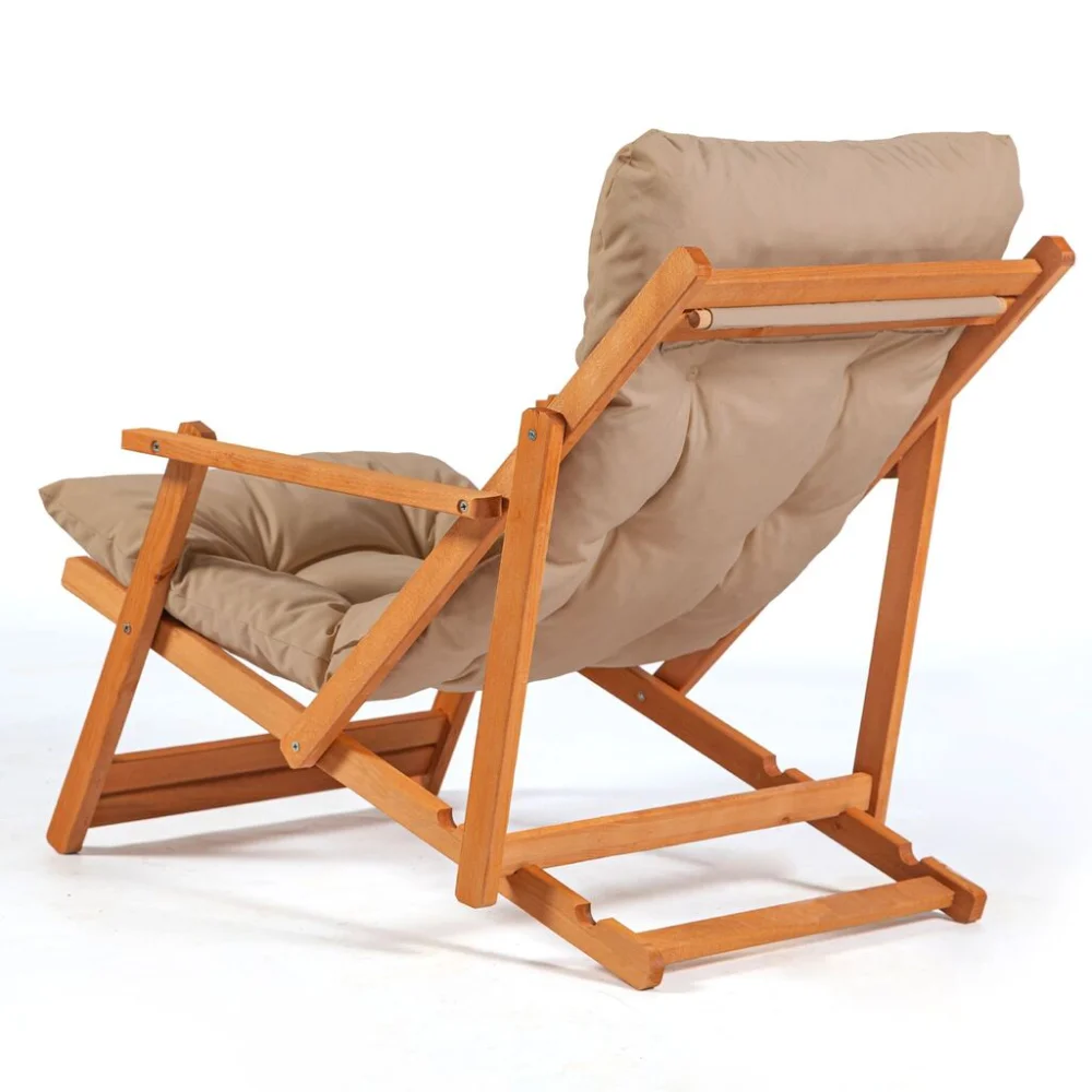 Hanah Home Baštenska stolica 66x110x48cm Braon-Bež
