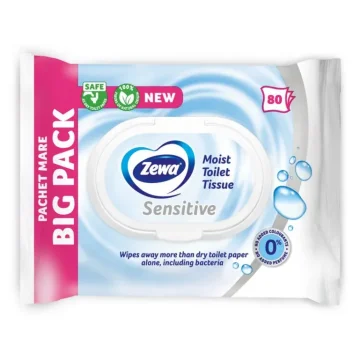 Zewa Vlažni toalet papir Moist Sensitive, 80 komada