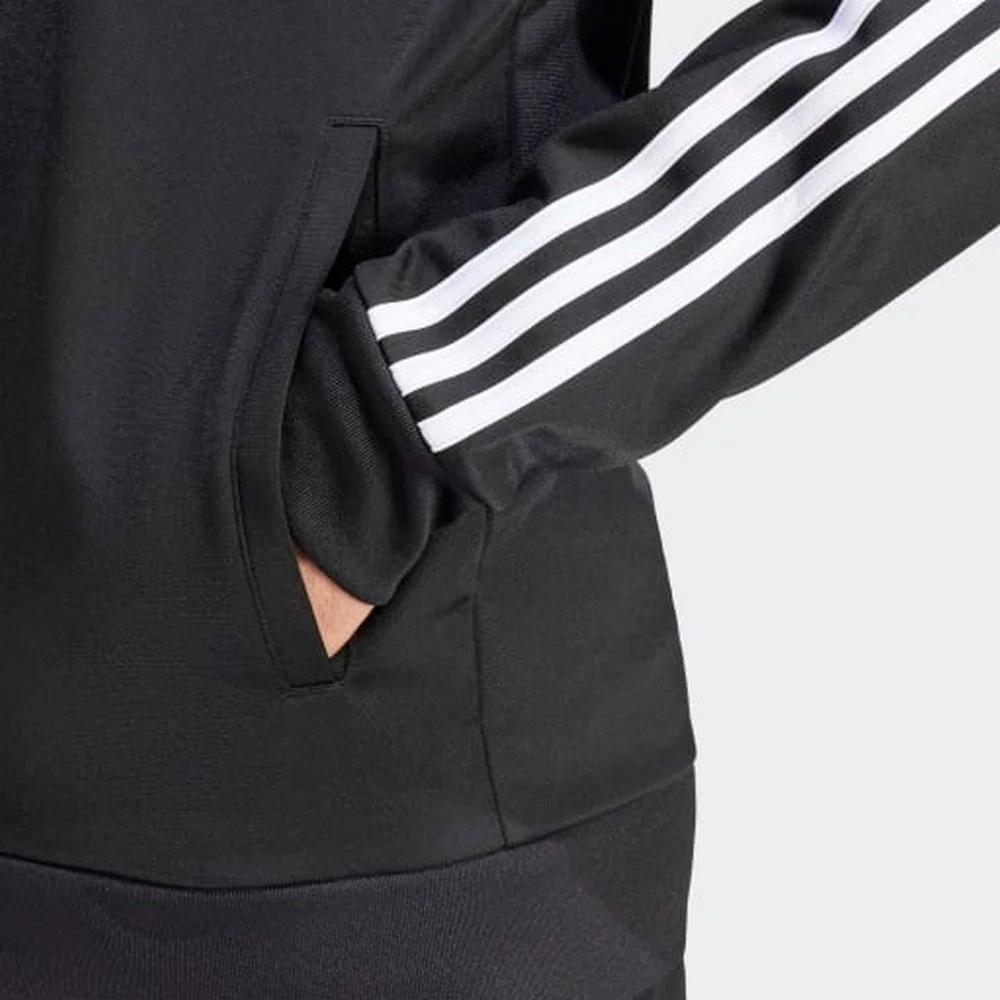 Adidas Muški duks essentials warm-up 3s, Crni