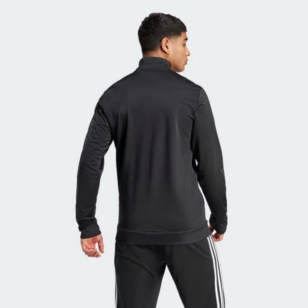 Adidas Muški duks essentials warm-up 3s, Crni