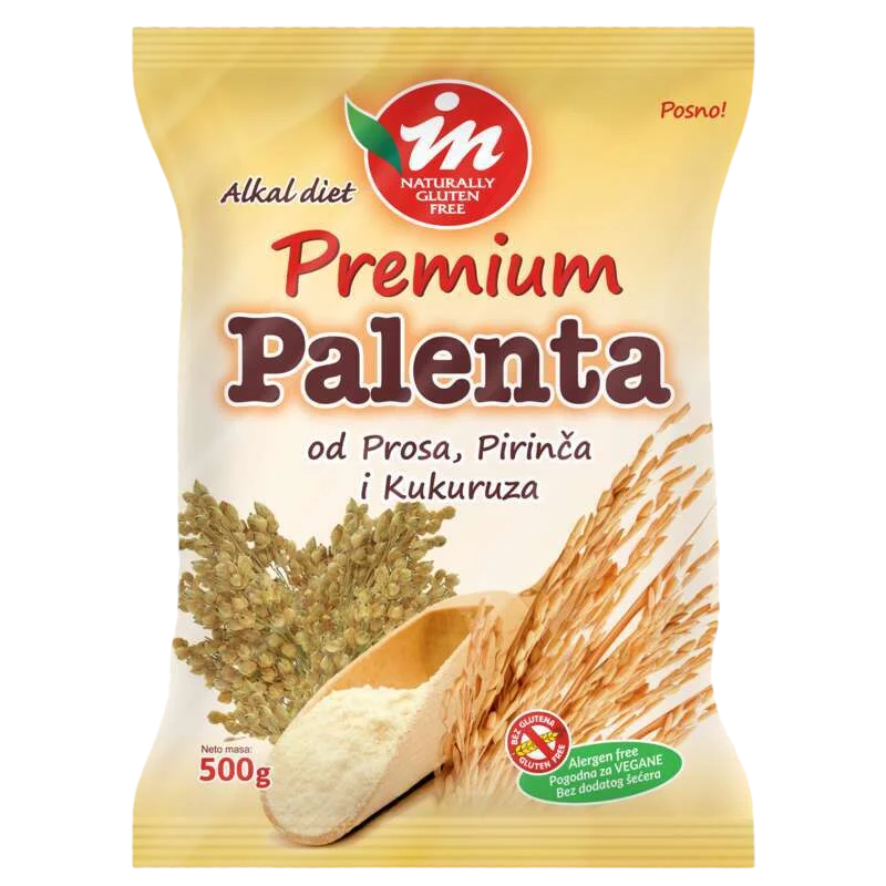 Aleksandrija Bezglutenska premium palenta od prosa, pirinča i kukuruza, 500g